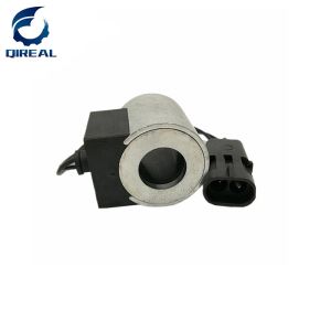 China Excavator spare parts Yuchai YC60-7 R60-7 3104764 12V 24V 0D13105130 solenoid valve coil 40mm 18mm on sale