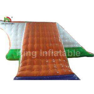 Cheap Customized 9 * 7.5 m Inflatable Diving Tower With Slide Water Toy For Water Park for sale