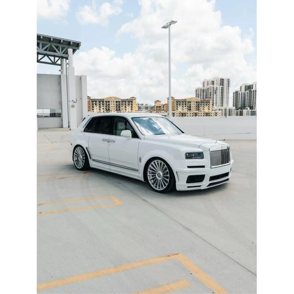 Black Cullinan Rolls Royce Body Kit NT Style Front And Rear Bumper Widebody Kit