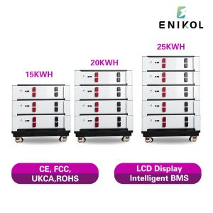 Stackable Lithium Battery 15kwh 20kwh LiFePo4 Battery 48v Solar Storage System