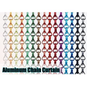 ODM 2mm Metal Chain Door Fly Screen Chain Curtain For Architectural Drapery