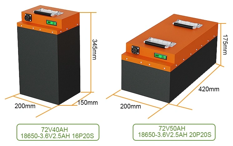 Lithium Ion Batteries 72v Ebike 30Ah 48v For Golf Cart E-Motorcycle Electric Motorcycle Battery
