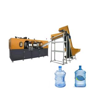 4300 KG Fully Automatic Two Cavity PET Bottle Blowing Machine for 10L to 20L