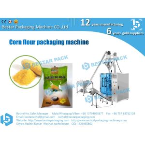 1Kg rice flour pillow pouch packing machine with Mitsubishi PLC BSTV-450DZ