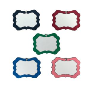 Custom Sublimation Blank Christmas Ornament Polygon Hanging Christmas Tree