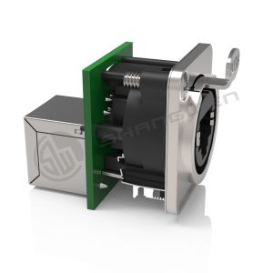 D-Shape Panel Mount Ethercon Ethernet RJ-45 Chassis Connector Indoor Cat 5e 8P