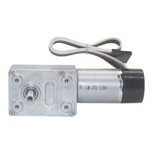 Hall Sensor Encoder Brushed Worm Screw Motor DC 12V 150rpm JGY 370GB