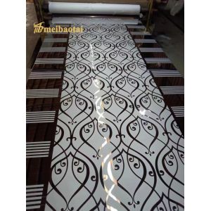 Etching Stainless Steel Decorate Sheet Four Feet 1.0mm