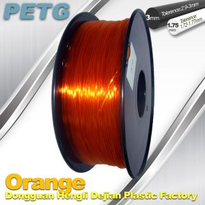 High Strength PETG Filament , Transparent 3D Printing Filament Resistance Acid