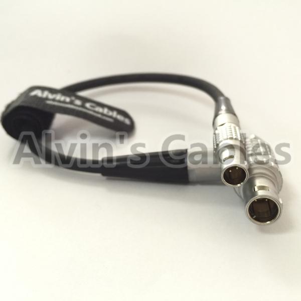 Alvin's Cables Kinemini 4k Camera Cable From Breaker Box 0B 2 Pin To 1B 2 Pin Right Angle Cable