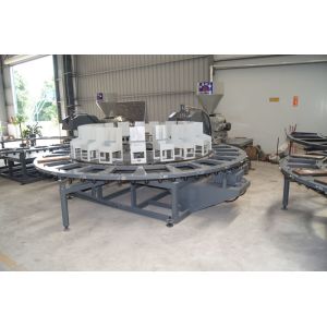 Cheap 12/16/20/24 Stations Rotary leather shoes PP insole Injection Molding Machine With Quick Production Rate for sale