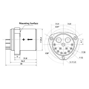 High-g capability Industrial quartz accelerometer sensor with Input Range ±80(g)