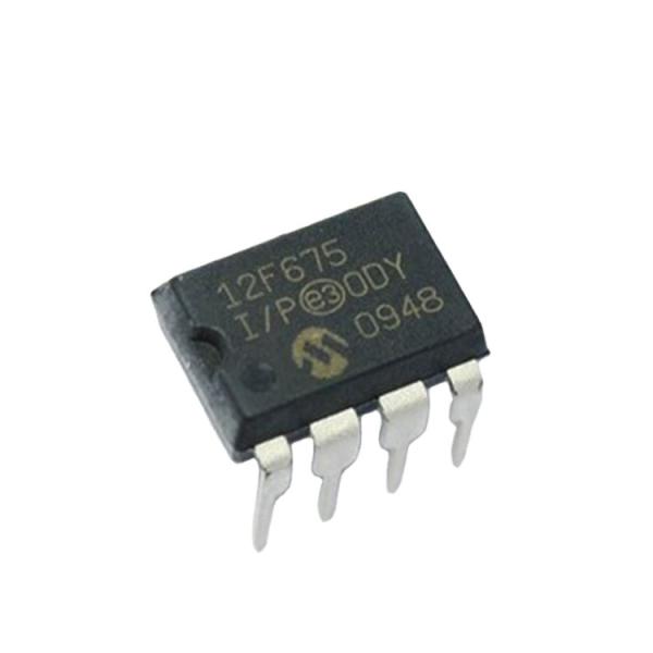 Hot Sale Pic12f675-i/p Pic12f675 Pic12f 12f675 In-line Dip8 Microcontroller 8