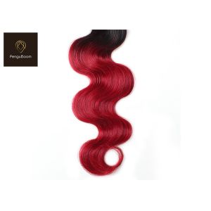 100g 1b Bug Body Red Ombre Hair Bundles Unprocessed Virgin Hair Bundles
