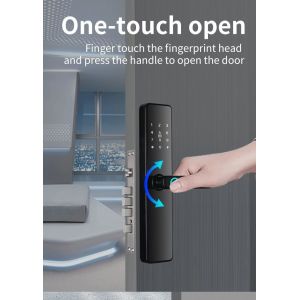 Intelligent Access Control Door Lock S819 with Tuya TTlock and Remote Control
