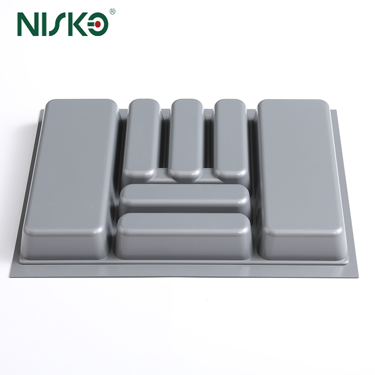 Kitchen Flatware Tray Storage Organizer Cutlery Drawer Insert For Spoons Forks