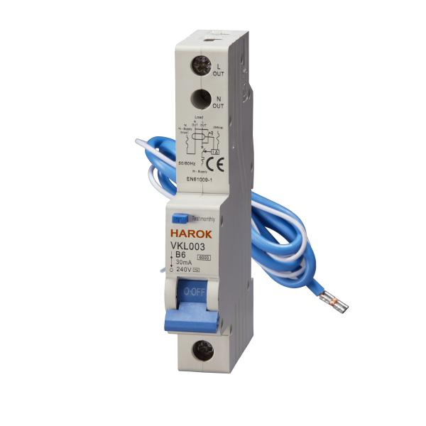 Quality GFCI Din Rail Circuit Breaker 15A 10kA Interrupt Rating wholesale