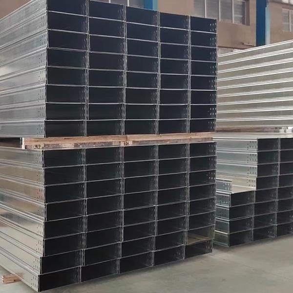 2m-6m Length Galvanized Metal Cable Tray Heavy Duty Load Capacity Easy