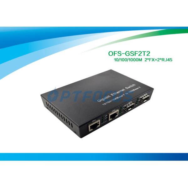 Quality 2 Port Gigabit Ethernet Switch 10 / 100mbps wholesale