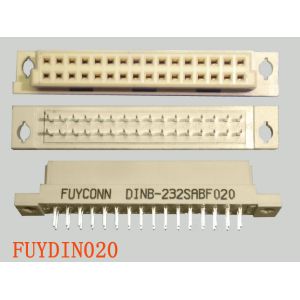Easy Type 2 rows 32P Vertical Female European socket DIN 41612 connector 2.54mm