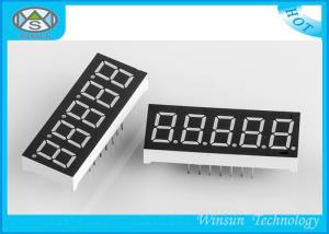 Cheap LED 5 Digit 7 Segment Display 11-220 Mcd Brightness , LED Numeric Displays For Indoor for sale