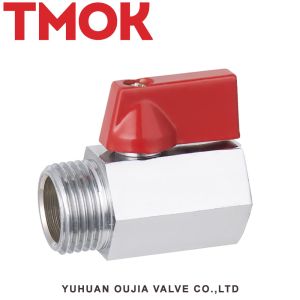 Cheap Top sale full welded 1 inch water level solenoid compression end butterfly brass mini ball vavle for sale