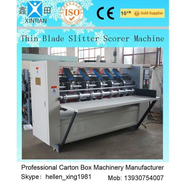 Quality Carton Making Machine Automatic And Manual Thin Blade Slitter Scorer Folder Gluer wholesale