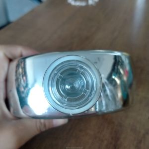 Custom Electroplating Electroplated Gold Empty Glass Bottle With Cork Cap for