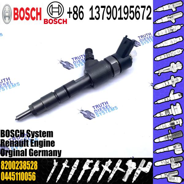 Quality New Bosch Diesel Injector Fuel Common Rail 0445110250 0445120060 5263321 1703934 wholesale