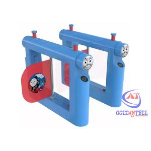 kindergarten Swing Barrier Gate 600 - 900mm Passage width bi direction