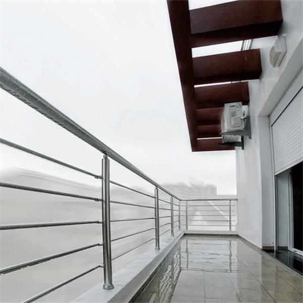 Modern Balcony Stainless Steel Cable Deck Railing System High Pressure Double Crank