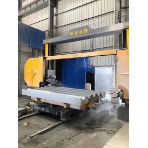 China High Processing Diamond Wire Stone Cutting Machine With 16.7m Cutting Wire on sale
