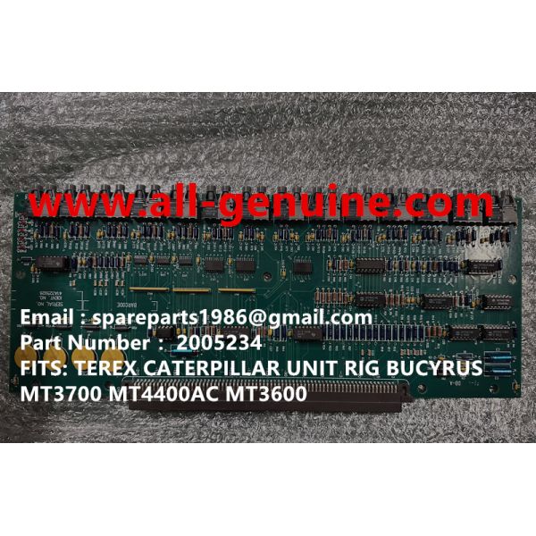 2005234 CARD GE TEREX UNIT RIG BUCYRUS MT4400AC MT5500 MT3600 NTE240 NTE260 NHL DUMP TRUCK HAULER MINING