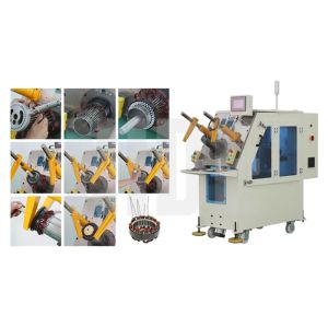 Simultaneously Wedge and Coil Inserting Machine for Induction Motor Stator