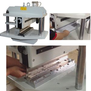 Rigid Thickness V CUT PCB Separator With Linear Blades For PCB / Aluminium