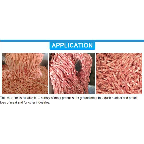 1200KG/H Frozen Meat Grinder Two Worms Meat Mincers