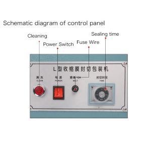 FQL-380 Manual Plastic Bags Pouch Sealing Packing Machine L Type Cutting Machine