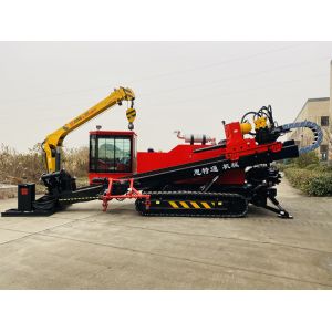 Low Fuel Consumption 800KN 15T Underground Horizontal Pipe HDD Boring Machine