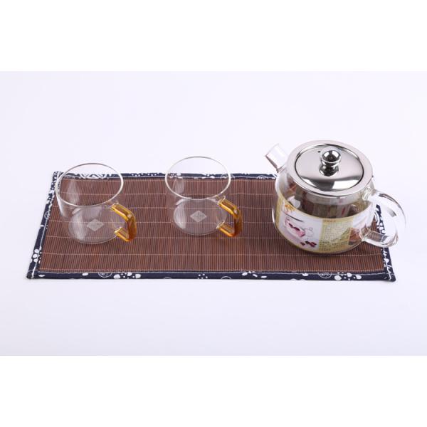 Custom Glass Tea Infuser Set SS Strainer / Microwave / Dishwashe