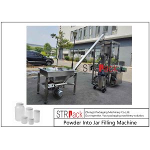 Automatic Auger Filling Machines For Multiple Containers Continuous Process