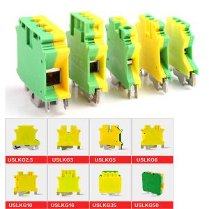 USLKG-50 UK Series DIN Rail Screw Clamp Grounding Terminal Blocks Replace