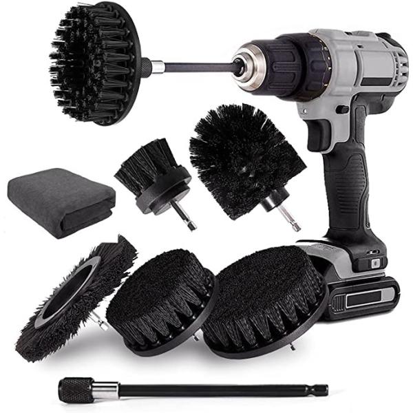 Quality PP 2inch Drill Brush Attachment Set 8Pcs For Cleaning wholesale