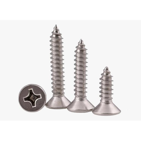 ANSI/ASME Standard SS304 SS316 Stainless Steel Self Tapping Deck Screw DIN7982 for Construction Corrosion Resistant