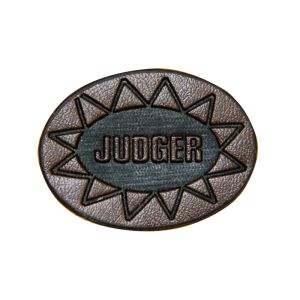 Custom Embossed Leather Eye Patches / self adhesive leather patches