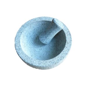 Grey 8" Solid Hand Stone Spice Grinder 3 Legs Moisture Proof Eco Friendly