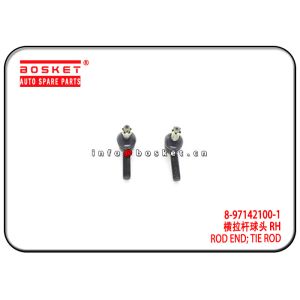 China 8-97142101-1 8-97142100-1 8971421011 8971421001 Tie Rod Rod End Suitable for ISUZU 4JH1 NKR77 on sale