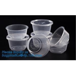 Cheap 6&quot; Plastic Clear Round Food Serving Bowl,Wholesale Cheap Eco-friendly Food Grade PP Reusable Plastic Bowl bagease pac for sale