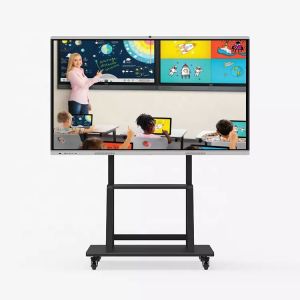4K All In One PC 55 Inch Smart Interactive Whiteboard 3840x2160