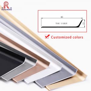 Cheap Waterproof Aluminum Skirting Board 150mm Floor Wall Coverd Home Decoration for sale