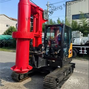 RCQ-10C Mini Hydraulic Rotary Piling Rig Kubota Diesel Engine Sany Excavator